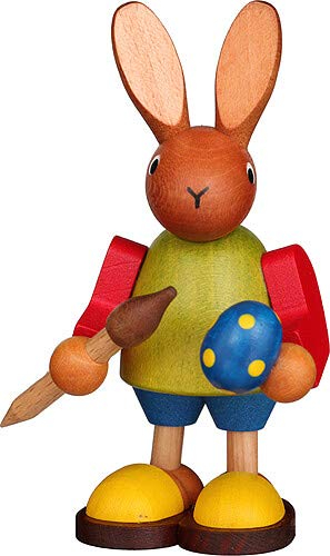 Christian Ulbricht Hase mit Pinsel - 8,5 cm