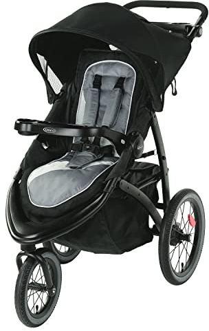 Graco FastAction Jogger LX Stroller - Drive, Convenient One-Hand Fold, ICS Compatible, Ideal for Parents on the Go