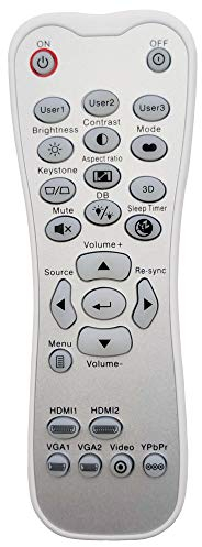 INTECHING BR-3001B Projector Remote Control for Optoma GT1080HDR, HD143X, HD146X, HD243X, UHD50X, UHD65, UHZ65, UHZ65LV