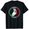 Lustiges Italien Handgeste Italiener Flagge T-Shirt