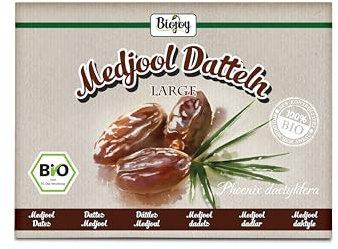 Biojoy Medjool datteri di Israele BIO (5 kg), naturali, grandi