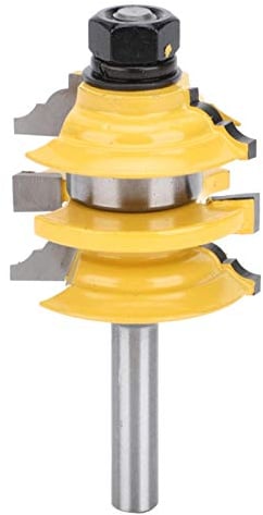 Chacerls Fräser für Oberfräse 8mm Schaft,Abrundfräser 8mm Schaft Westgelenk Fräser Bit Holzfräser Kabinett Türfenster Fensterschnitzwerkzeug für Holzbearbeitung