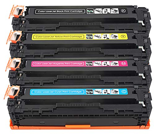 Pure-color kompatibel Tonerkartusche Ersatz für HP 131X 131A CF210X CF210A für HP Laserjet Pro 200 Farbe M251nw M276nw, 128A CE320A CP1525n CM1415fnw, 125A CB540A CP1215 CP1518ni CM1312