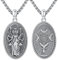 Eusense Hecate Halskette Anhänger Dreifach Mond Göttin Anhänger Kette 925 Silber Hecate Amulett Wiccan Pagan Magie Talisman Schmuck Geschenk für Frauen Mädchen