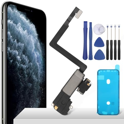YHX-OU 6.5'' Altoparlante per iPhone 11 PRO Max 2019 Altoparlante Buzzer Loud Speaker di Ricambio per Auricolari/Earpiece Speaker + Strumento di Installazione