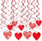 SHYOSUCCE Deko für Valentinstag,Herz Girlanden,Herzen Banner, Party-Dekoration für Valentinstag, Hochzeit, Verlobung, Geburtstag, Jubiläumsfeier und Abschlussfeier