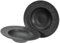 CreaTable, 21825, Serie Schiefer black, 2-teiliges Geschirrset, Teller Set aus Steinzeug, spülmaschinen- und mikrowellengeeignet, Made in Portugal
