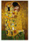Gustav Klimt The Kiss Poster The Kiss Painted by Gustav Klimt 1909, Leinwanddruck, Kunstposter, Unrahmen, 20 x 30 cm