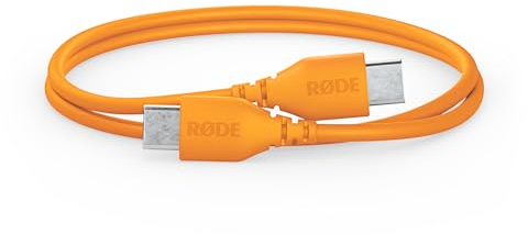 RØDE SC22 USB-C zu USB-C Kabel (30 cm, Orange)