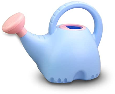HERCHR Regadera De Elefante, Regadera De Elefante De Jardín De 1,5 L, Herramienta De Jardinería para Patio, Césped, Regadera para Plantas De Riego Al Aire Libre, Bonita Tetera De Riego(Azul)