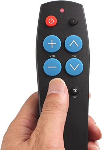 Universelle TV Fernbedienung – Einfach und Benutzerfreundlich, Ideal für Senioren, Kompatibel mit Allen Gängigen TV-Marken