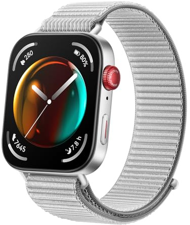 HUAWEI Watch Fit 3, schermo AMOLED da 1,82, design ultra sottile, monitoraggio integrale dell'esercizio, gestione della salute integrata, batteria da 10 giorni, versione NFC, compatibile con iOS e