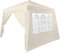 CASARIA® Pavillon Pop-Up 3x3m inkl. 4X Seitenteile Farbauswahl UV-Schutz 50+ inkl. Tasche wasserdicht faltbar Faltpavillon Zelt Festival Capri Beige