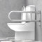 WC Wandstützgriff Klappbar Haltegriff 70cm, SIDTIY Klappgriff Haltegriff 200Kg Edelstahl Haltegriff Faltbarer FüR Senioren Behinderte Sicherheitsgriff FüR Badezimmer Dusche Toilettenhaltegriff