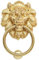 Glixoft Messing-löwenkopf-klopfer, Türklopfer Für Vordertür, Löwe, Möbelklopfer, Griff, Vintage-Schrank, Schubladen-zubehör Für Heimdekoration