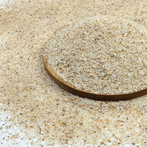 FANTIAN 5 lbs Aquarium Silica Sand. 0.4-0.8 mm Mini Gravel Substrate for Fish Tank, Plants Potted, Fire Pits, Candle, Vase Filler and Crafts