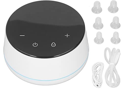 9 Levels Electric Inverted Nipple Puller Corrector with 3 Sizes Covers for Beautiful Nipples, Used in Underwear, Day or Night