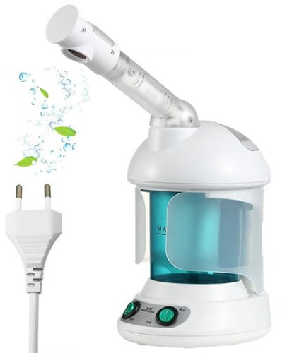 Gesichtssauna Gesichtsdampfer Gesicht Dampf, Gesichtsdampfer mit Lonendampf, Professional Nano lonic Gesicht Dampfgerät, für Tiefenreinigung und Hautpflege, Professionelle Gesichtspflege für zu Hause