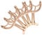 PATIKIL Ceiling Fan Blades Arms Replacement, 5 Pcs 52 Fan Blade Replacement Parts Mounting Bracket Kit for Replacing the Worn Fan Blades, French Gold
