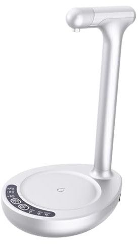 perfk Wasserspender fürs Bett, Getränkespender, Innenbereich, USB-Aufladung, intelligente Wasserpumpe, Outdoor-Desktop-Wasserspender, Wasserspender, Perlmuttweiß