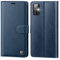 CASBST Handyhülle für Samsung Galaxy A51 4G Hülle, Hochwertig Leder Schutzhülle Klappbar für Samsung A51 Flip Case mit Kartenfach Ständer Magnet Handytasche mit RFID Klapphülle für Galaxy A51 Blau
