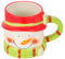 COLLBATH Keramik Wasserbecher Mit Weihnachtsmotiven Kaffeetasse Für Büro Und Zuhause Langlebiger Trinkbecher Für Milch Und Getränke