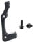 Disc Brake Adapter for Mountain Bike, Post/Side Mount Adapters for 160/180 /203/140 mm Disc Brake Rotor Front Rear Mounting (IS-F203/R180)