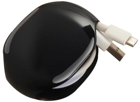 Earphone Cord Winder, Automatic Cable Retractor, Portable Digital Wire Organizer, Compact Storage Device for USB, Lightweight Cord Roll, Efficient Cable Management Solution