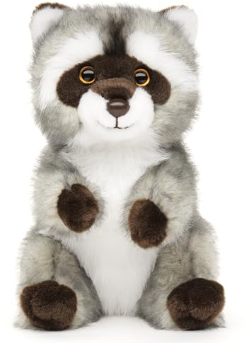 Uni-Toys - Waschbär, sitzend - 21 cm (Höhe) - Plüschtier, Kuscheltier