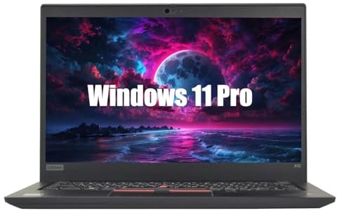 Lenovo ThinkPad X13 Gen 1 Ordinateur portable professionnel 13,3 Intel Core i7-10510U, 8 Go de RAM, SSD 512 Go, clavier américain, Windows 11 Pro, reconditionné