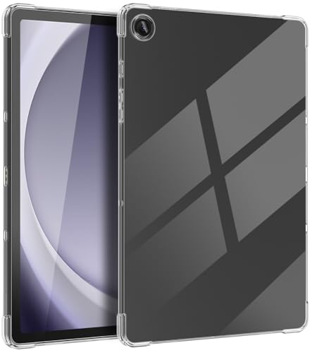 Case for Samsung Galaxy Tab A9+ Plus Tablet Cover 11 Inch 2023, Soft Silicone Slim Transparent Shockproof Cover