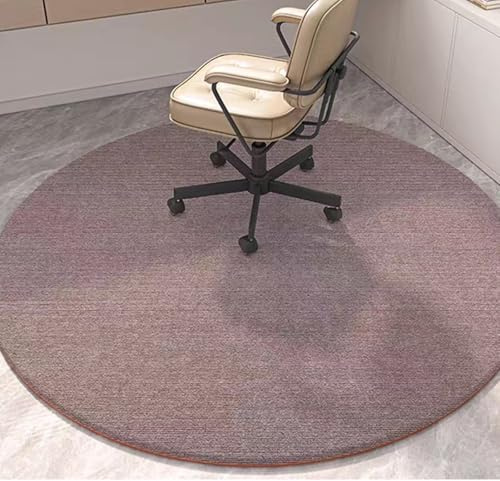 Runden Bürostuhl Unterlage Teppich,Bodenschutzmatte for Hartböden Parkett Laminat, Kratzfest rutschfest Bodenmatte Stuhlunterlage Bürostuhlunterlage(E,120cm)