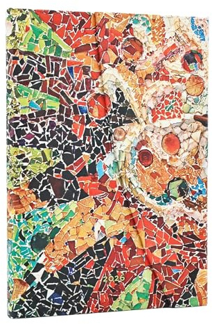 12-Monatskalender. 2026 Gaudis Sonne Midi Vertikal