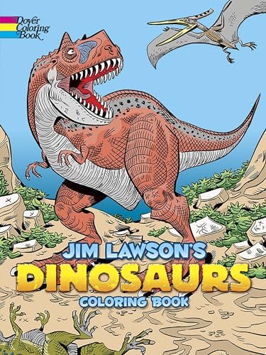 Jim Lawson's Dinosaurs (Dover Dinosaur Coloring Books)