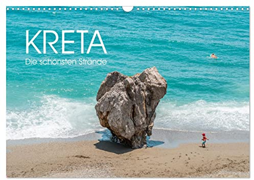 Kreta - Die schönsten Strände (Wandkalender 2026 DIN A3 quer), CALVENDO Monatskalender: Die schönsten Strände der griechischen Insel Kreta (CALVENDO Orte)
