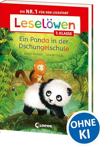 Leselöwen 1. Klasse - Ein Panda in der Dschungelschule: Auf ins Leseabenteuer! - Die Nr. 1 für den Lesestart jetzt als praktische Broschurausgabe für unterwegs - Erstlesebuch für Kinder ab 6 Jahren