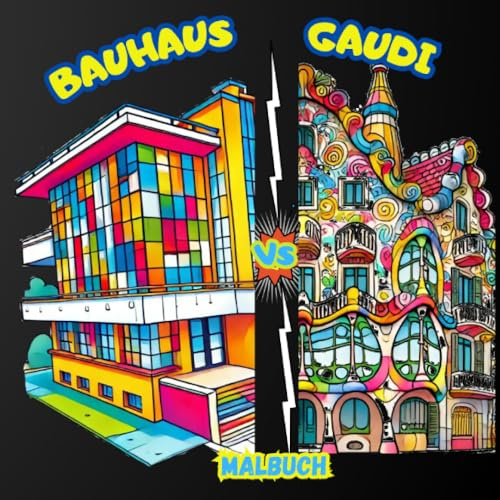 Gaudi vs Bauhaus Malbuch: DE