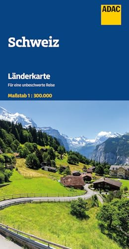 ADAC Länderkarte Schweiz 1:300.000: Straßenkarte und Autokarte