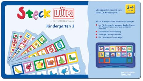SteckLÜK: Kindergarten 3 Alter 3 - 4 (blau)