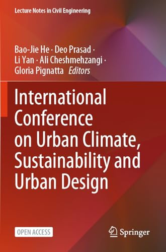 International Conference on Urban Climate, Sustainability and Urban Design (Lecture Notes in Civil Engineering, 559)
