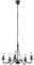 Reality Leuchten Kronleuchter Country R1198-24, Metall rostfarbig, exk. 5x E14, 15,5 x 15,5 x 172 cm