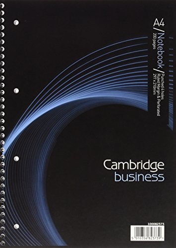 Cambridge A4 Feint and Margin Wirebound Notebook (Pack of 3)