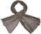 Miobo Loop Schal Crinkle Schal Halstuch Unifarbe 70 x 180cm Frühling Sommer Herbst Offen Anthrazit