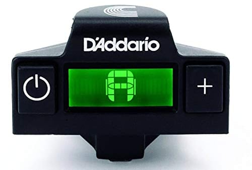 D'Addario PW-CT-15 Guitar Tuner - NS Micro Guitar Sound Hole Tuner - For Acoustic Guitars, Ukuleles - Non Marring Sound Hole Clip - Quick & Accurate Tuning