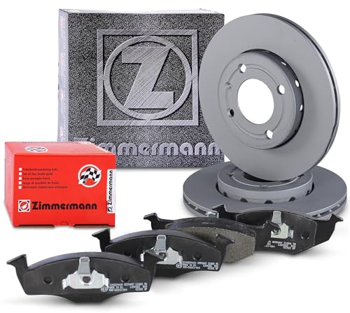 ZIMMERMANN Bremsenset Vorderachse inkl. Bremsscheiben Belüftet Ø 239 mm + Bremsbeläge vorne Kompatibel mit SEAT AROSA, VW LUPO, POLO (6N2), POLO III (6N1), POLO Van Kasten/Schrägheck (6N1)