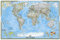 World Classic Poster Size Map: Wall Maps World (National Geographic Reference Map)