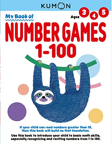 Kumon My Book of Number Games 1-100-Introduce your Child to Basic Math Skills-Ages 3-5