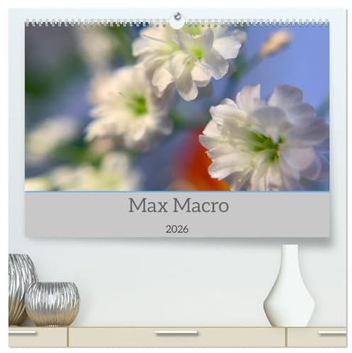 Max Macro (hochwertiger Premium Wandkalender 2026 DIN A2 quer), Kunstdruck in Hochglanz: Macro Aufnahmen (CALVENDO Natur)