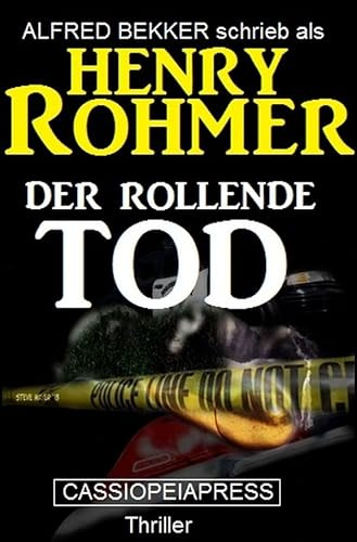 Der rollende Tod: Thriller: Großdruck Taschenbuch