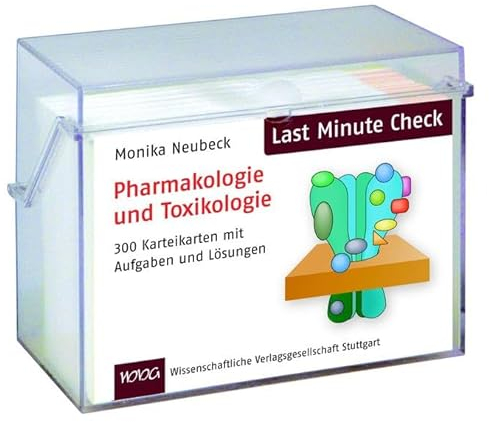 Last Minute Check - Pharmakologie und Toxikologie: 300 Karteikarten mit Aufgaben und Lösungen